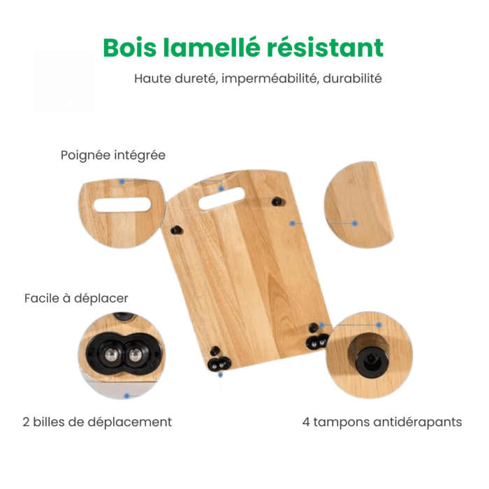 Planche de support en bois - TM6 TM5